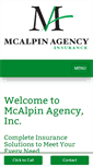 Mobile Screenshot of mcalpinagency.com